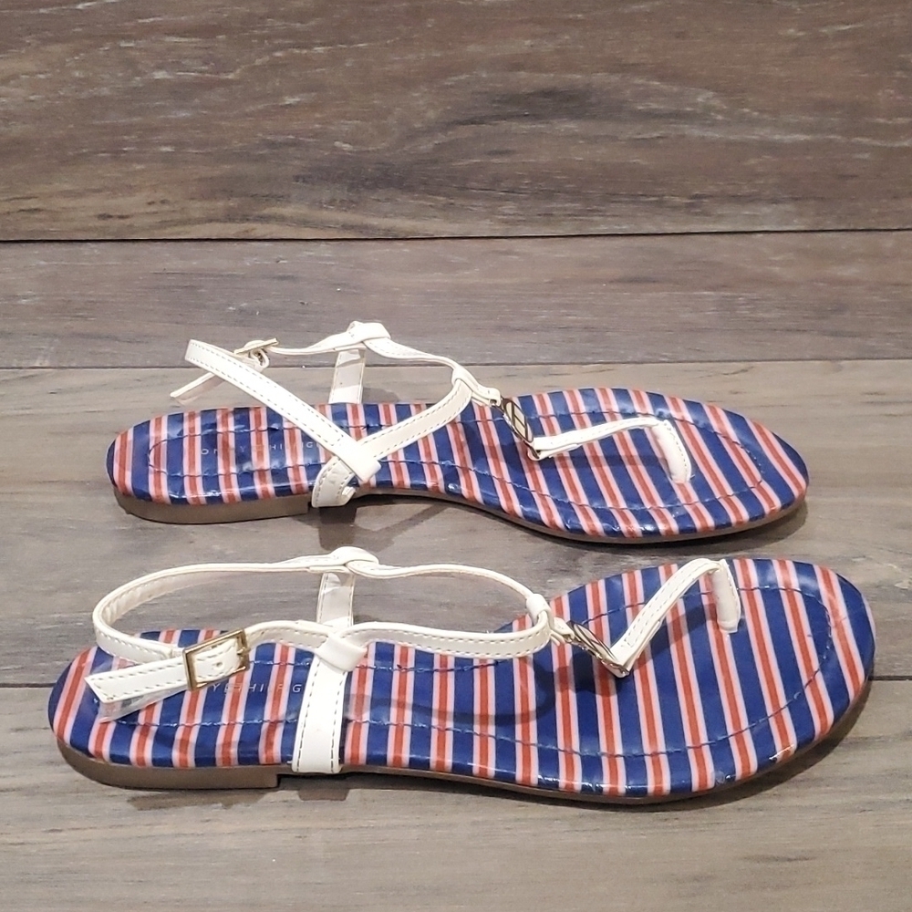 Tommy Hilfiger Women Ankle Strap Sandals shoes sz 8.5 - Picture 2 of 10